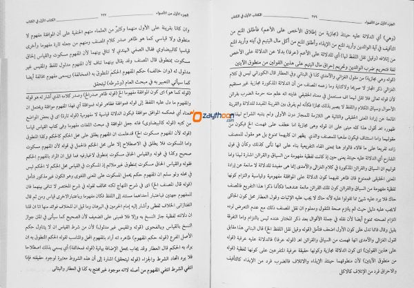 Alvahu Savathih Fi Taqrib Jamul Jawami – part I الأضواء السّواطع في تقريب جمع الجوامع الجزء الاول