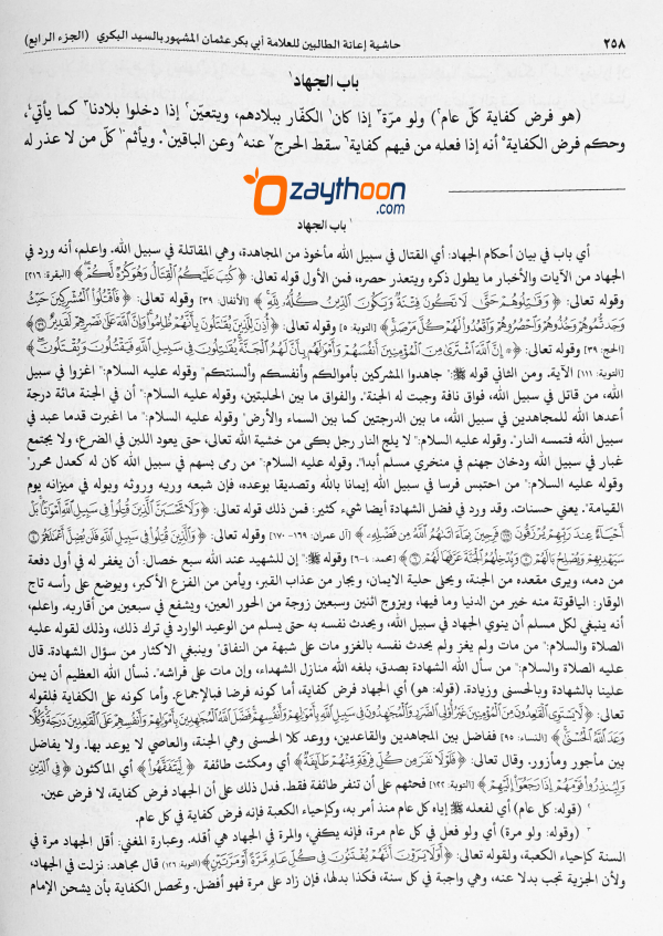 Text document with Arabic text and Ozythoon logo