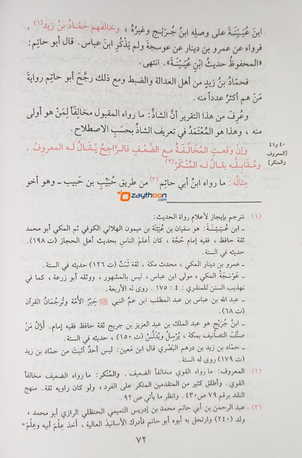Nuzhathu nalar Fi Touleehi Nukhbat Al Fikr نزهة النّظر في توضيح نخبة الفكر