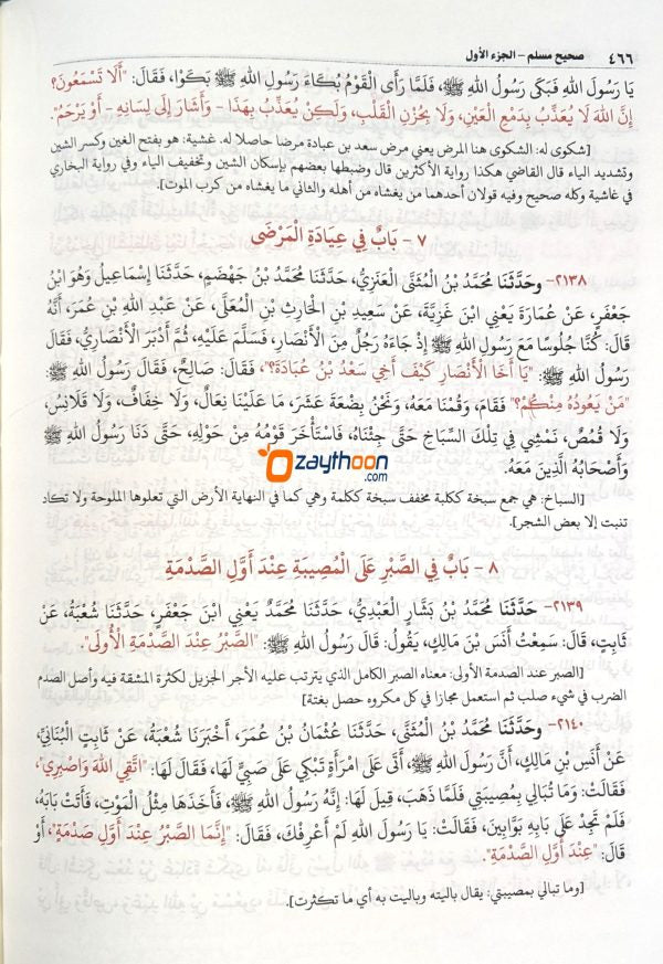 Swaheeh Muslim Juz 1 صحيح مسلم الجزء الأول