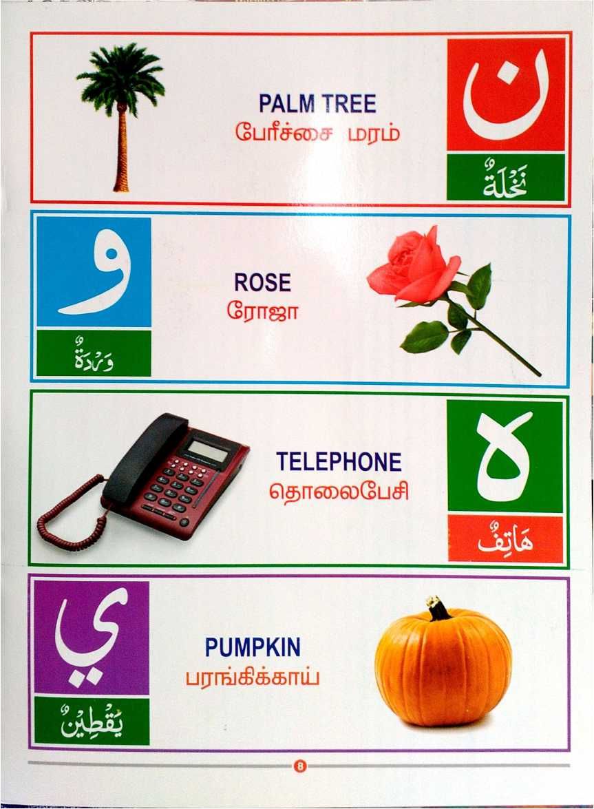 Arabic Alphabets (Arabi Elutthukkal) S.P