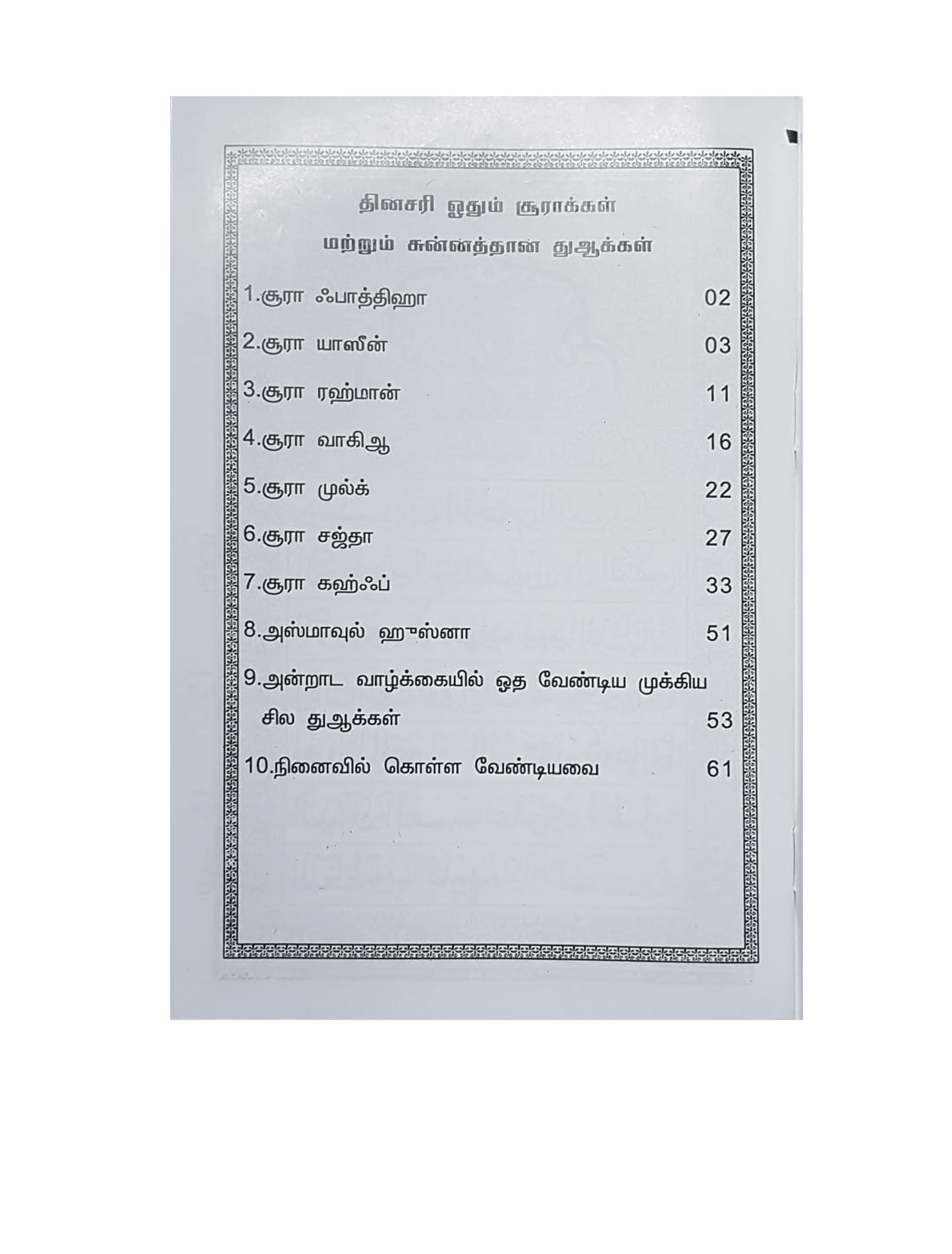 Dinasari Othum Surakkal Mattrum Sunnaththana Duakkal (Art Paper)